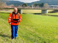 Erdgasnetzspürer unterwegs in Merdingen