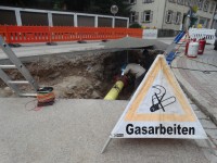 Sanierung einer Erdgasleitung in Offenburg